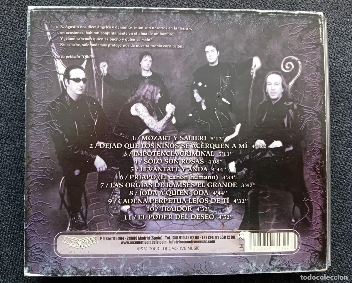 CDs de m&uacute;sica: LUJURIA. EL PODER DEL DESEO. EDICI&Oacute;N ESPECIAL. HEAVY ESPA&Ntilde;OL. - Foto 4