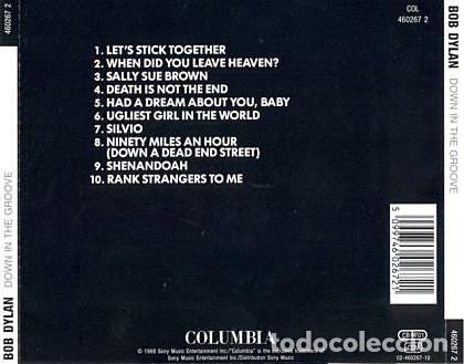 CDs de m&uacute;sica: Bob Dylan - Down in the Groove - Foto 2