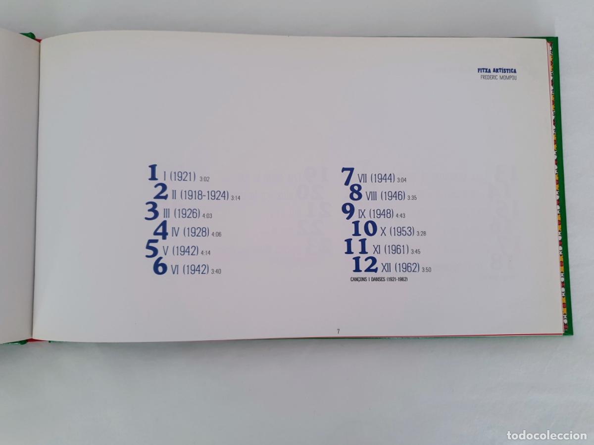 CDs de m&uacute;sica: Frederic Mompou - Temps de Sons i Emocions, n&uacute;m. 6 - Libro + CD - Foto 3