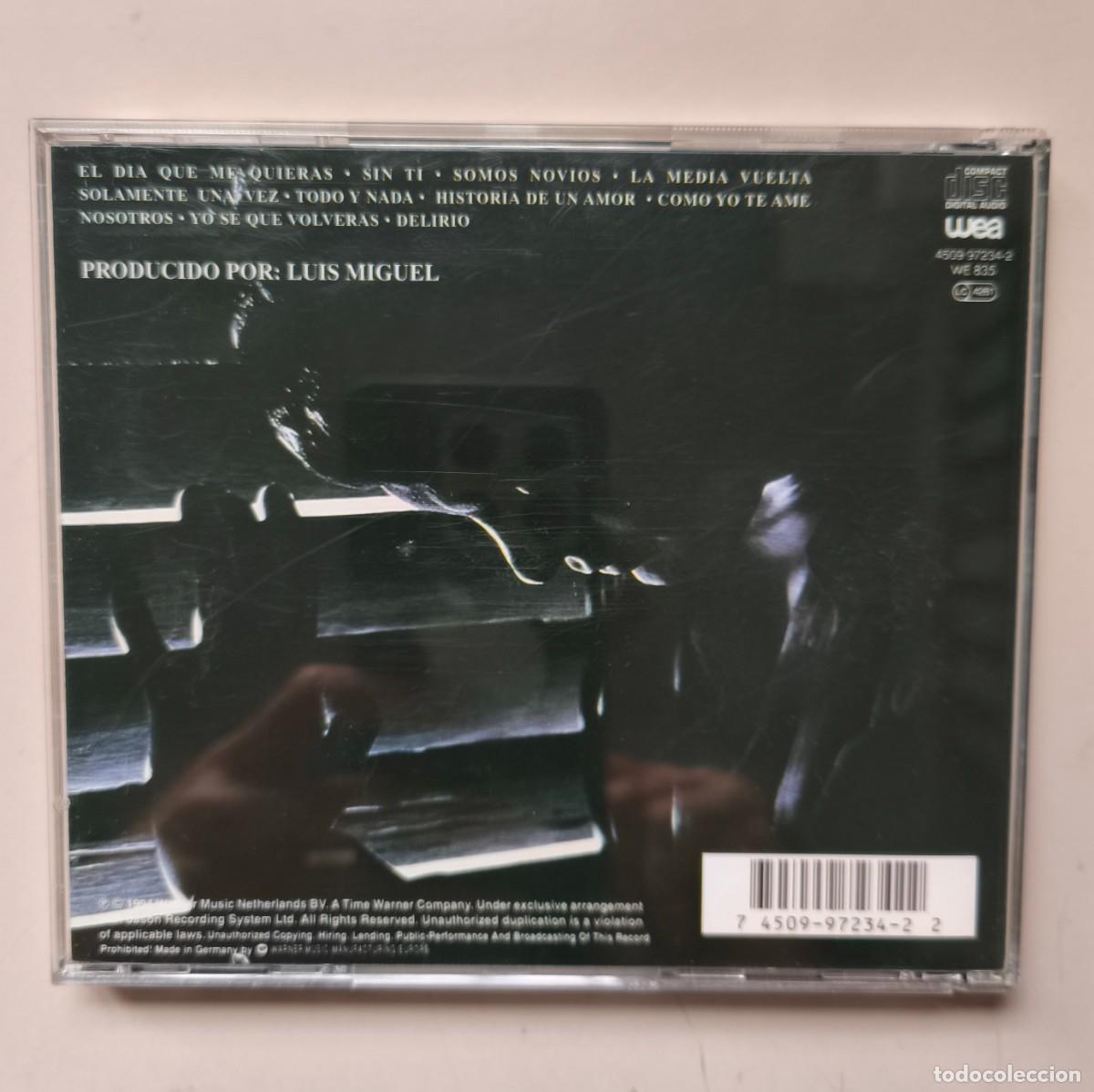 CDs de m&uacute;sica: LUIS MIGUEL - SEGUNDO ROMANCE - Foto 3
