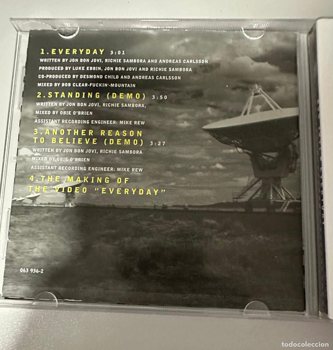 CDs de m&uacute;sica: Bon Jovi - Everyday CD - Foto 3