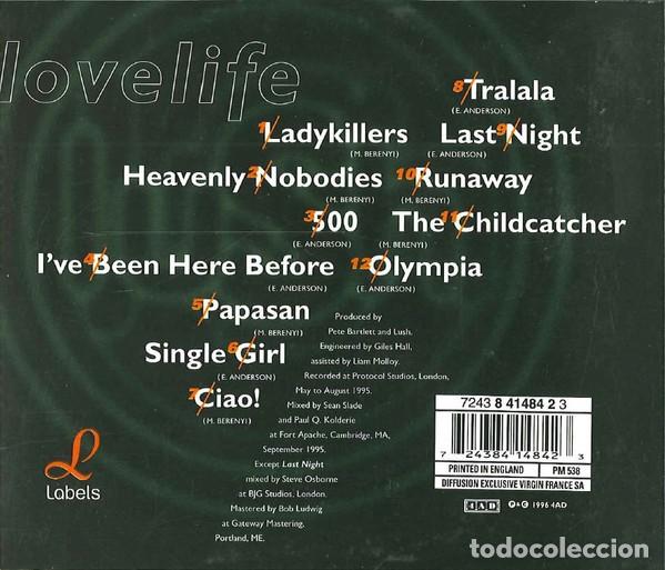 CDs de m&uacute;sica: Lush - Lovelife (1996) - Foto 2