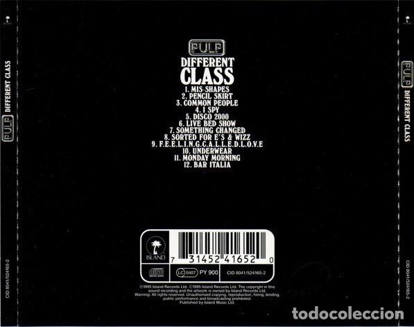 CDs de m&uacute;sica: Pulp - Different class - Foto 2