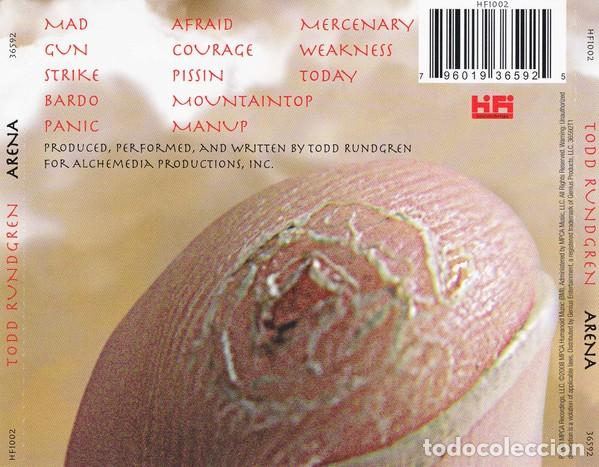 CDs de m&uacute;sica: Todd Rundgren - Arena (precintado) - Foto 2