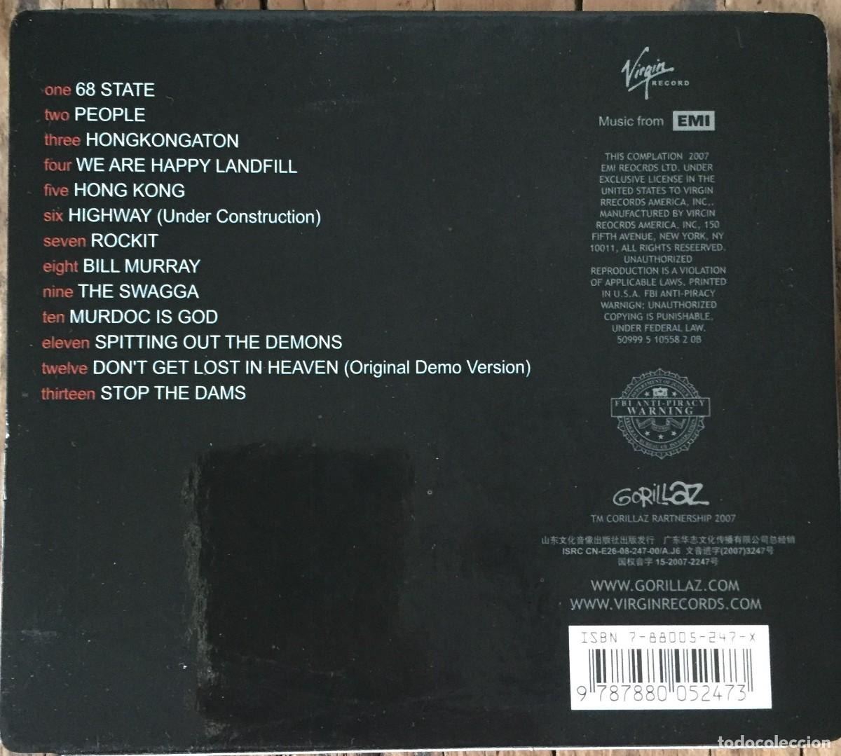 CDs de m&uacute;sica: GORILLAZ - D SIDES (2007) - CD EDICI&Oacute;N CHINA (versi&oacute;n 1 x CD) - Foto 2