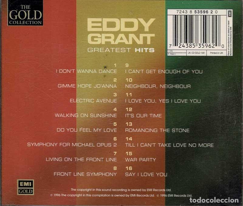 CDs de m&uacute;sica: Eddy Grant - Greatest Hits. CD - Foto 2