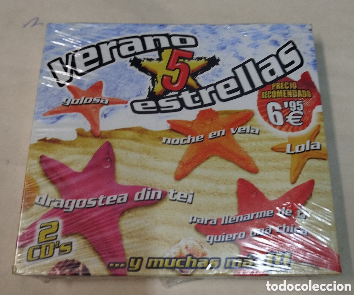 CDs de m&uacute;sica: Verano 5 estrellas. Doble cd. SIN ABRIR - Foto 1