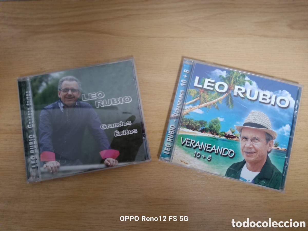 CDs de m&uacute;sica: 2 CD De Leo Rubio veraneando 10+ 8 y Grandes &Eacute;xitos - Foto 1