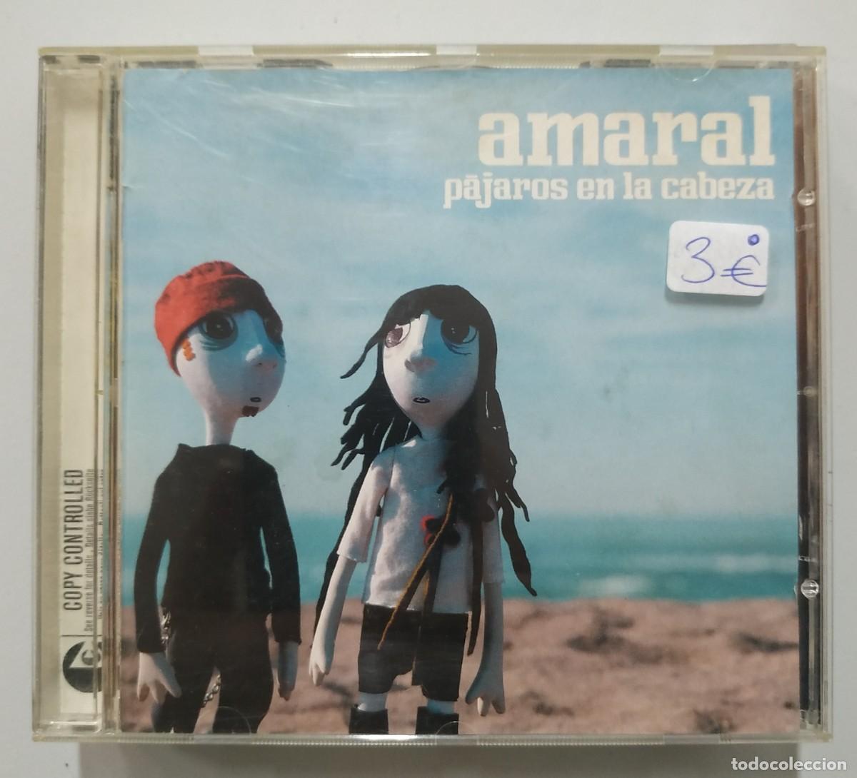 CDs de m&uacute;sica: CD AMARAL - PAJAROS EN LA CABEZA - Foto 1