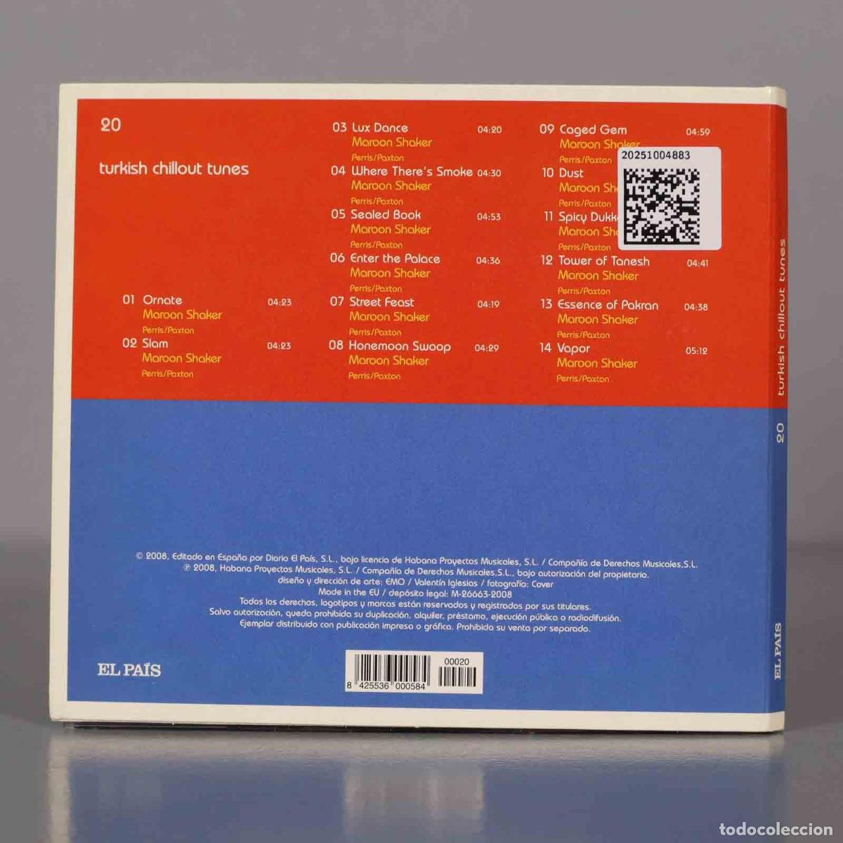 CDs de m&uacute;sica: CD. Maroon Shaker &ndash; Turkish Chillout Tunes - Foto 2