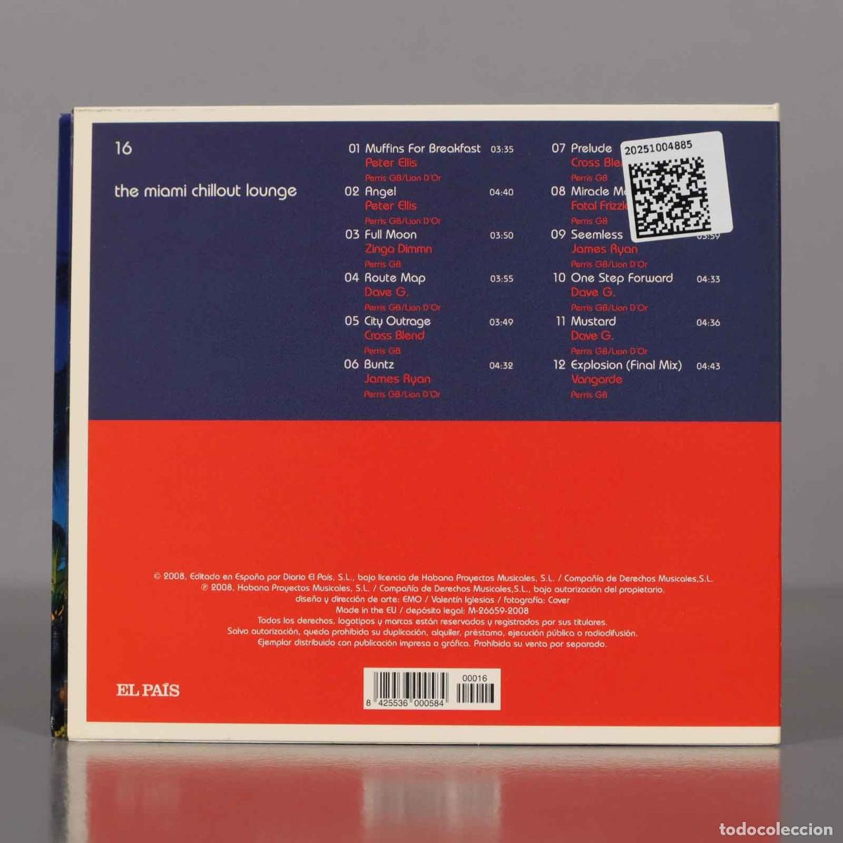 CDs de m&uacute;sica: CD. THE MIAMI CHILLOUT LOUNGE - Foto 2