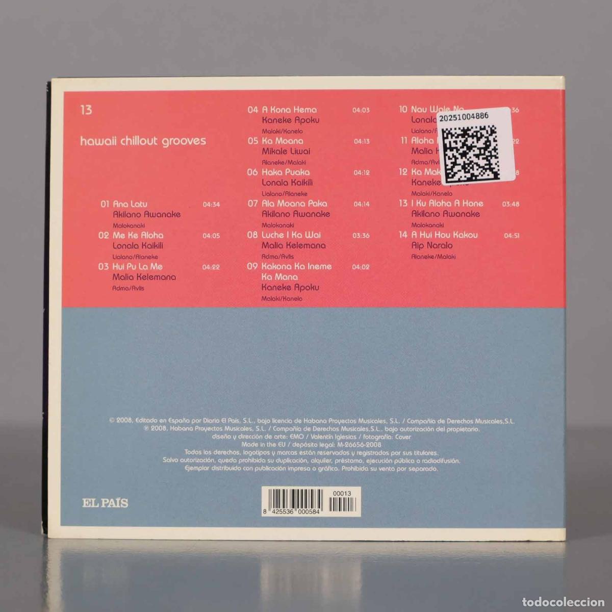 CDs de m&uacute;sica: CD. HAWAII chillout grooves - Foto 2