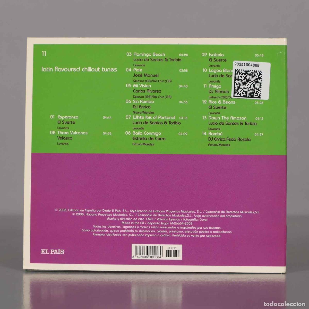 CDs de m&uacute;sica: CD. LATIN FLAVOURED CHILLOUT TUNES - Foto 2