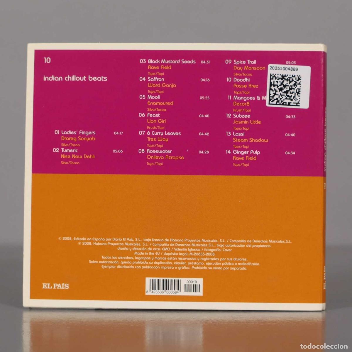 CDs de m&uacute;sica: CD. indian chillout beats - Foto 2