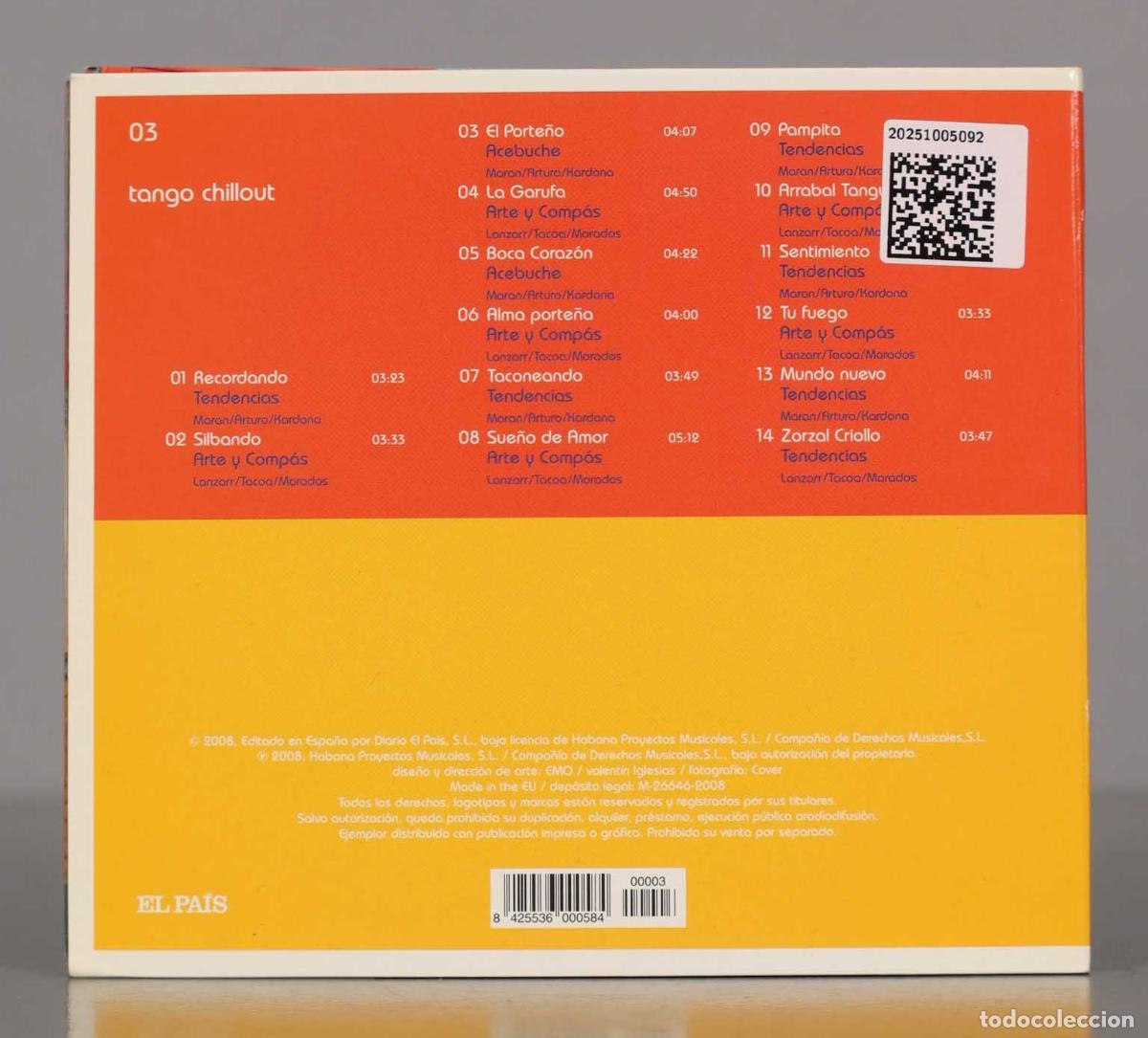 CDs de m&uacute;sica: CD. Various &ndash; Tango Chillout - Foto 2