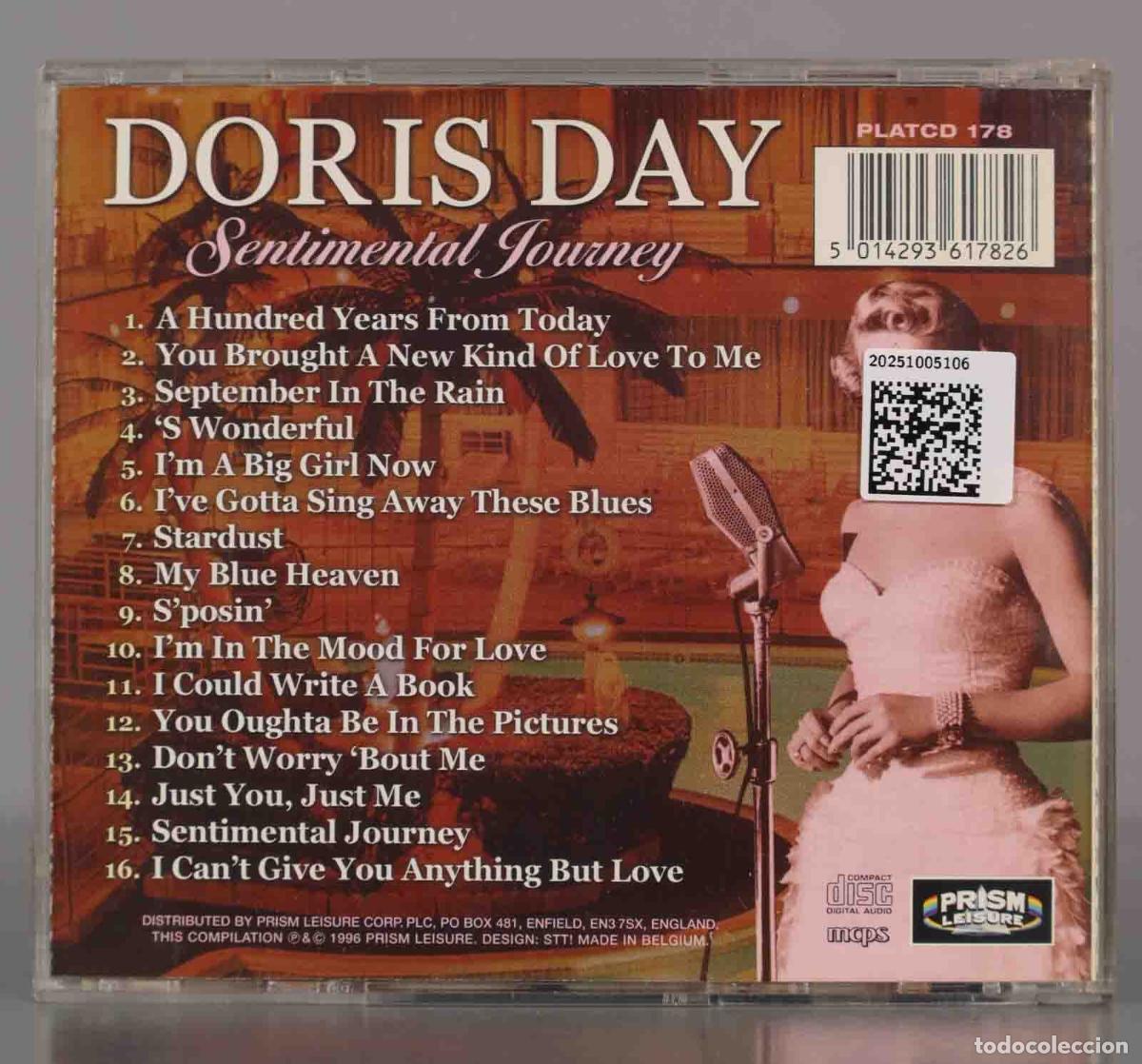 CDs de m&uacute;sica: CD. Doris Day, Sentimental Journey - Foto 2