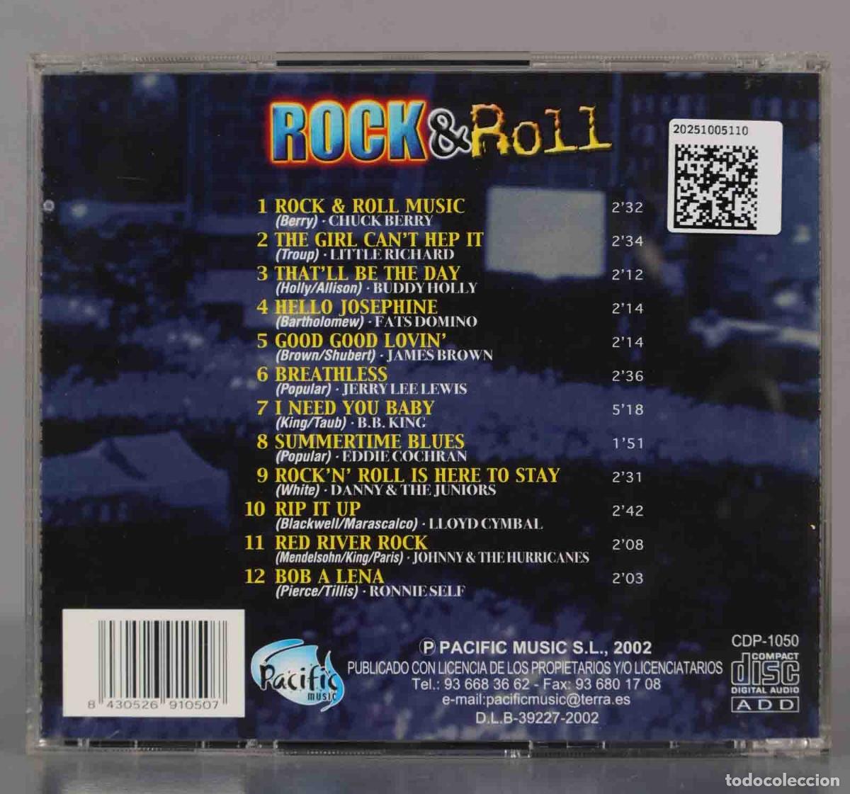 CDs de m&uacute;sica: CD. ROCK AND ROLL. PACIFIC MUSIC - Foto 2