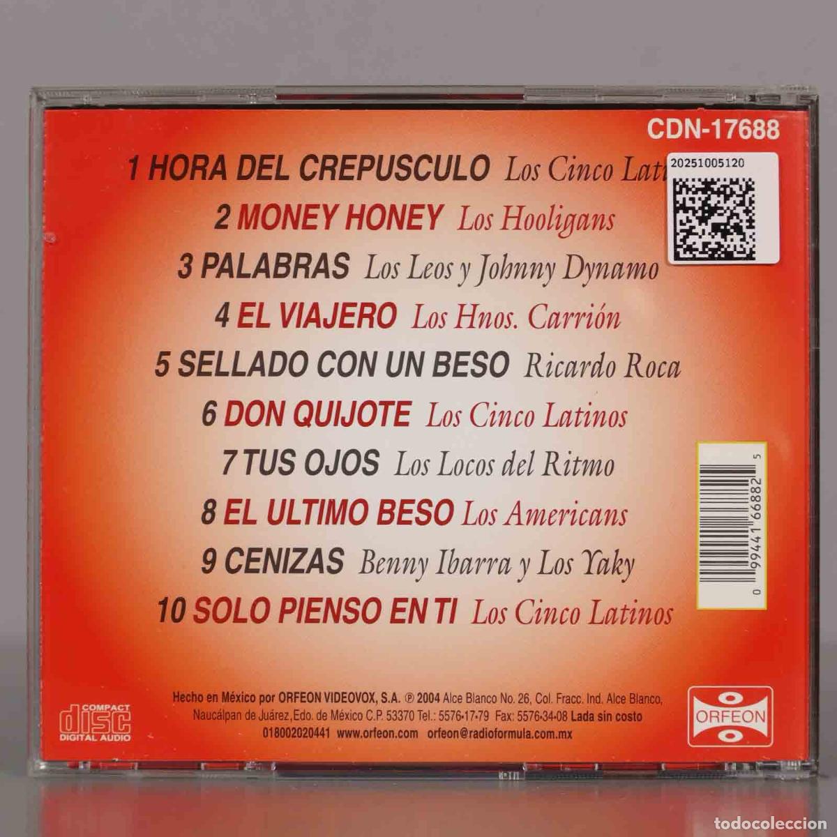 CDs de m&uacute;sica: CD. Various &ndash; Los Cinco Latinos, Rom&aacute;nticos de Rock - Foto 2