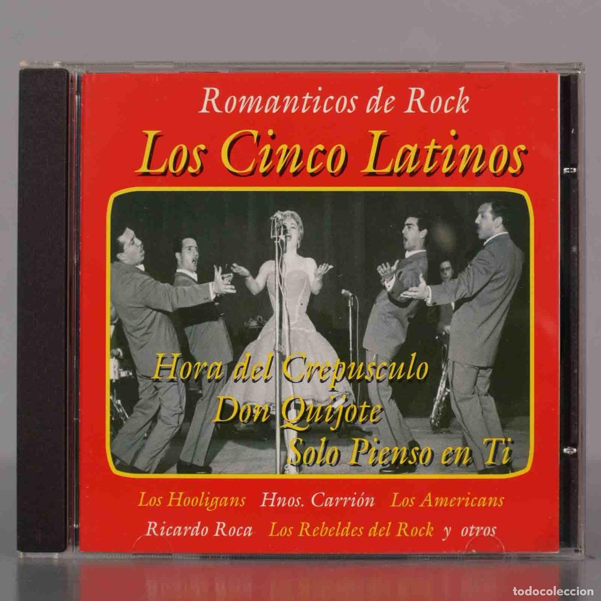 CDs de m&uacute;sica: CD. Various &ndash; Los Cinco Latinos, Rom&aacute;nticos de Rock - Foto 1
