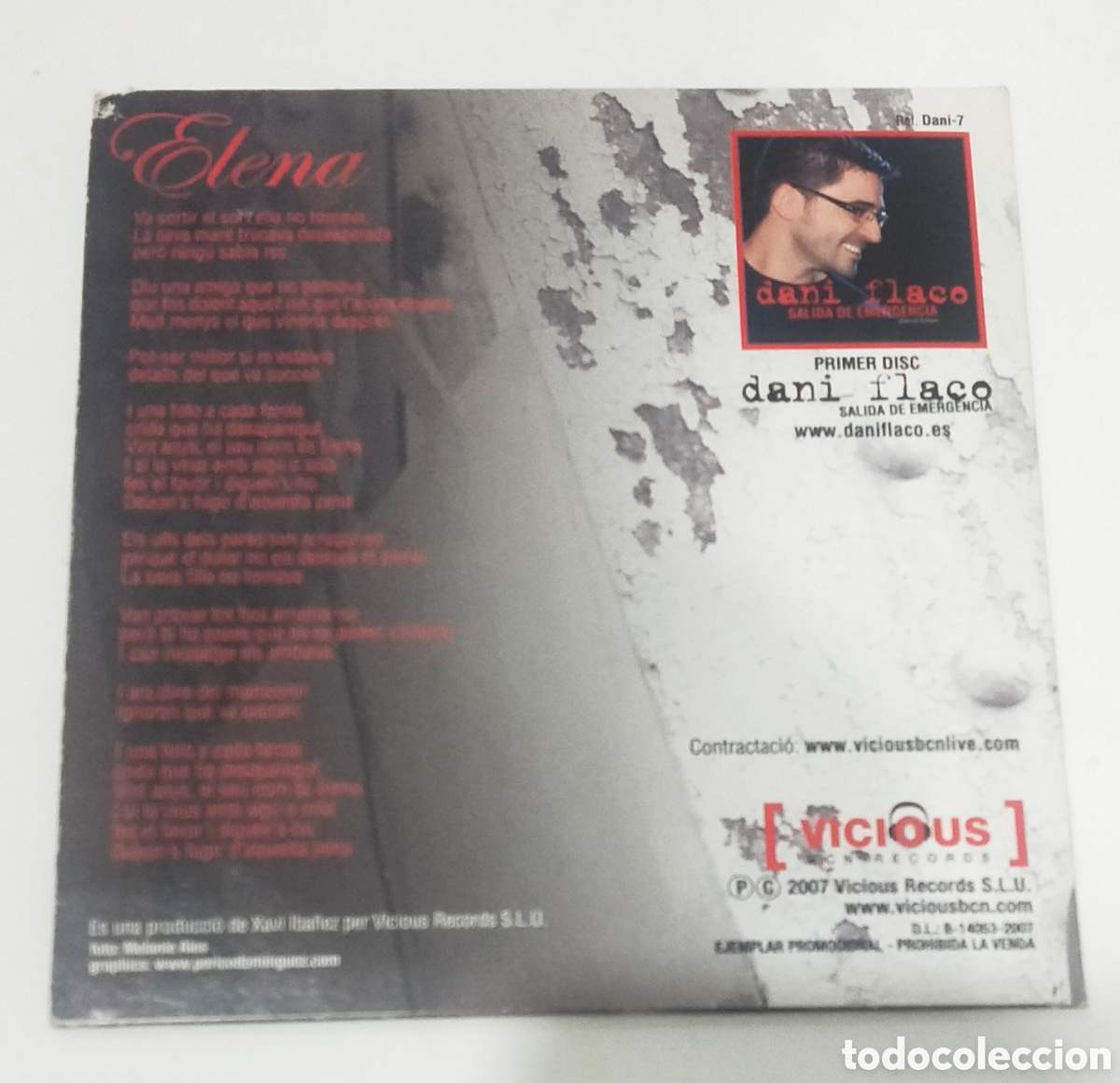 CDs de m&uacute;sica: Primer single publicado de Dani Flaco - Foto 3