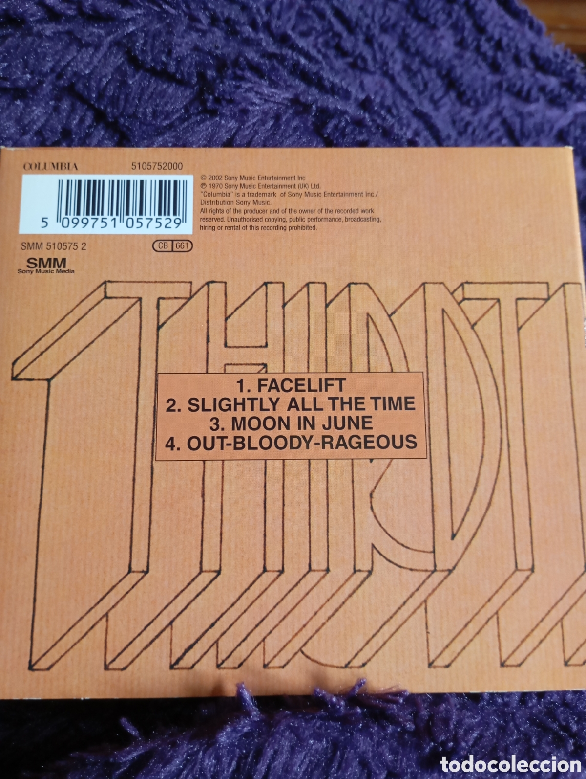 CDs de m&uacute;sica: CD Soft Machine (1970) Third [Sony Music, 2002, Digipack] - Foto 2
