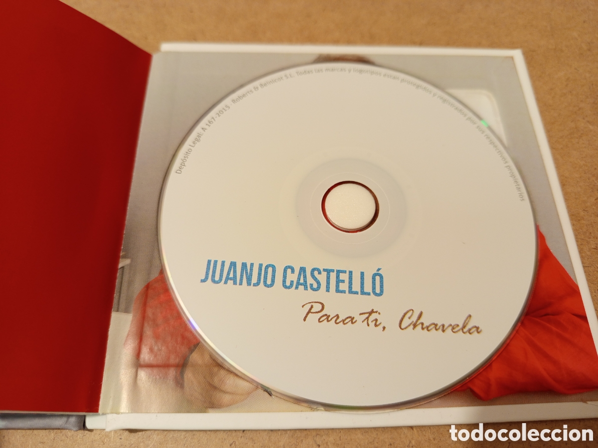 CDs de m&uacute;sica: PARA TI, CHAVELA (JUANJO CASTELL&Oacute;) CD - Foto 9
