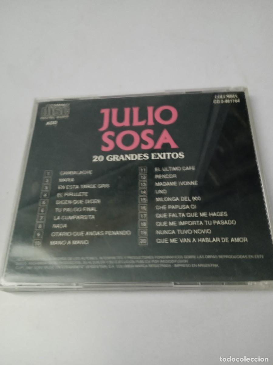CDs de m&uacute;sica: JULIO SOSA 20 Grandes &Eacute;xitos - Foto 3