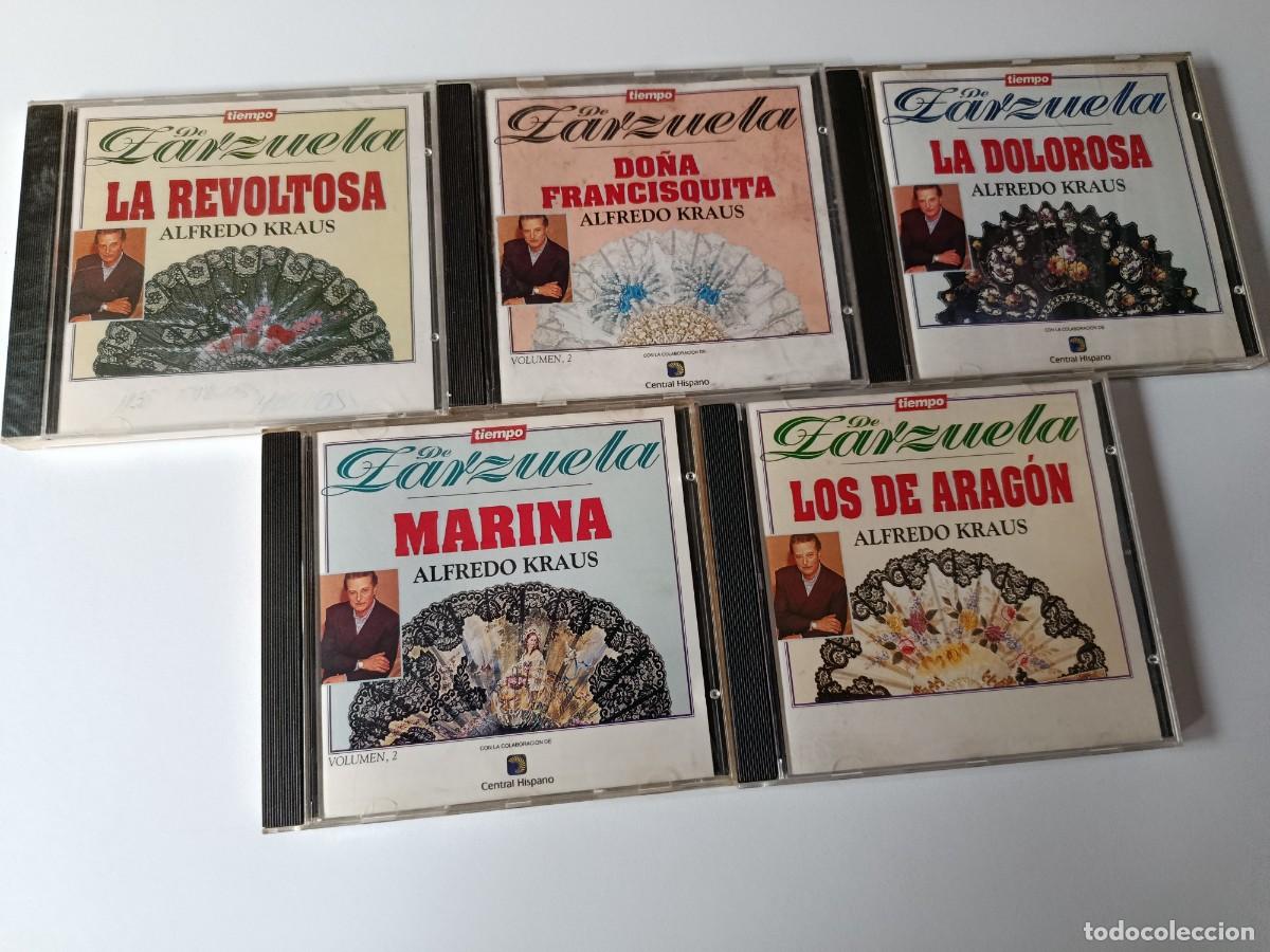 CDs de m&uacute;sica: 5 CD ZARZUELA ALFREDO KRAUS - Foto 1
