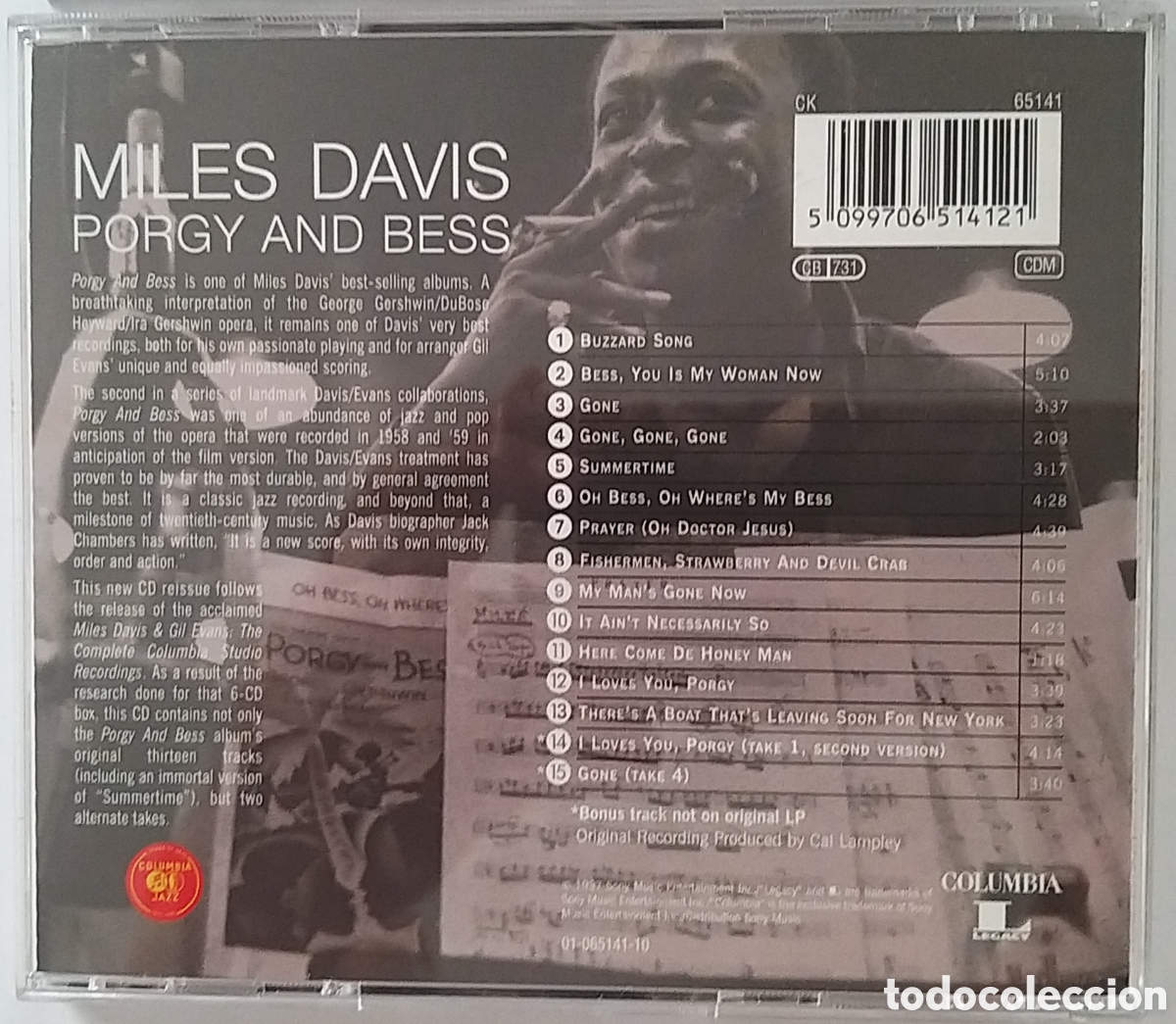 CDs de m&uacute;sica: MILES DAVIS x 4 ALBUMS - Foto 6