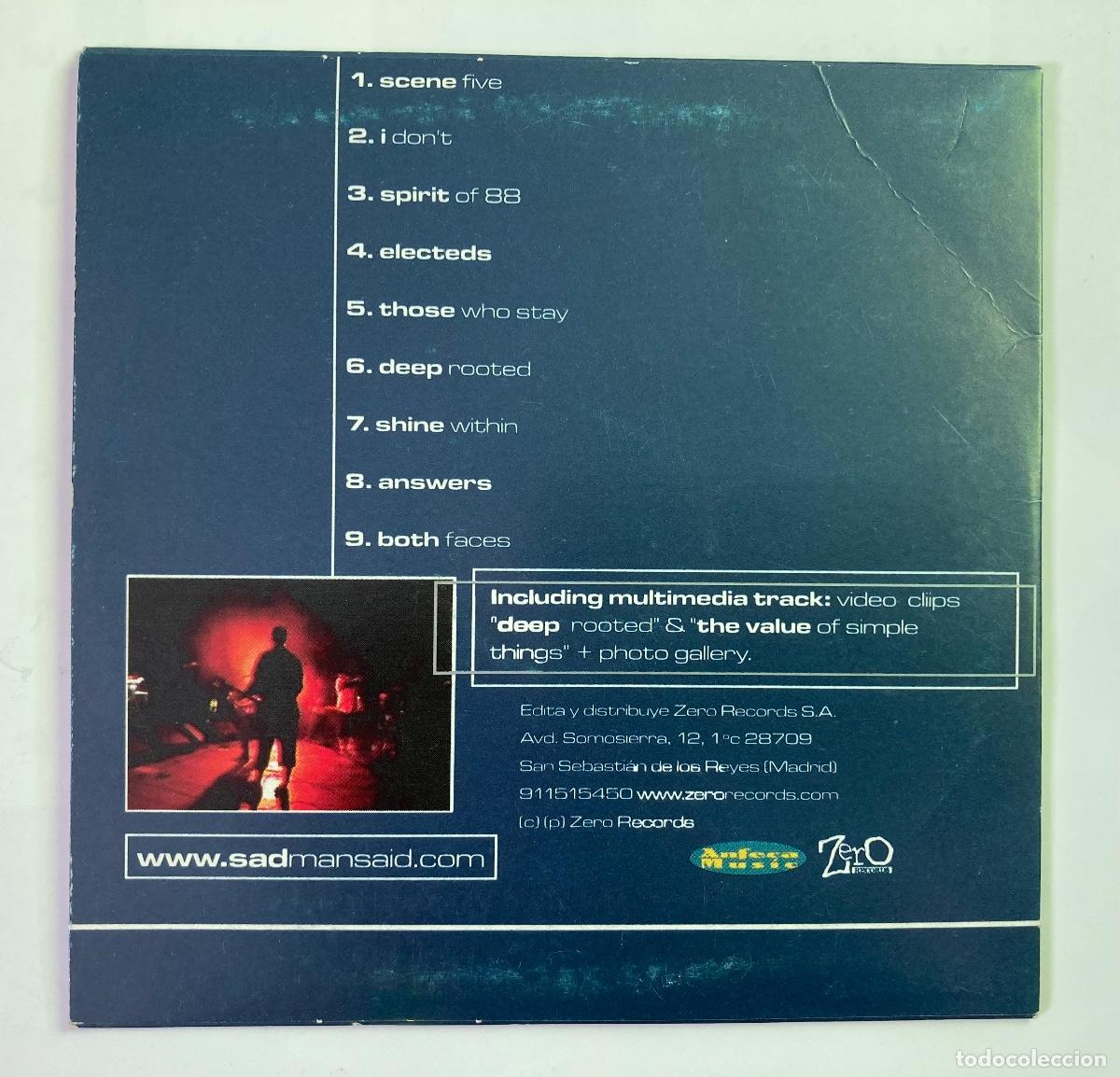 CDs de m&uacute;sica: SAD MAN SAID CD Hardcore azer&iacute; Records - Foto 2