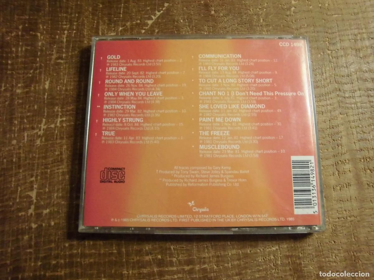 CDs de m&uacute;sica: CD SPANDAU BALLET THE SINGLES COLLECTION - Foto 2
