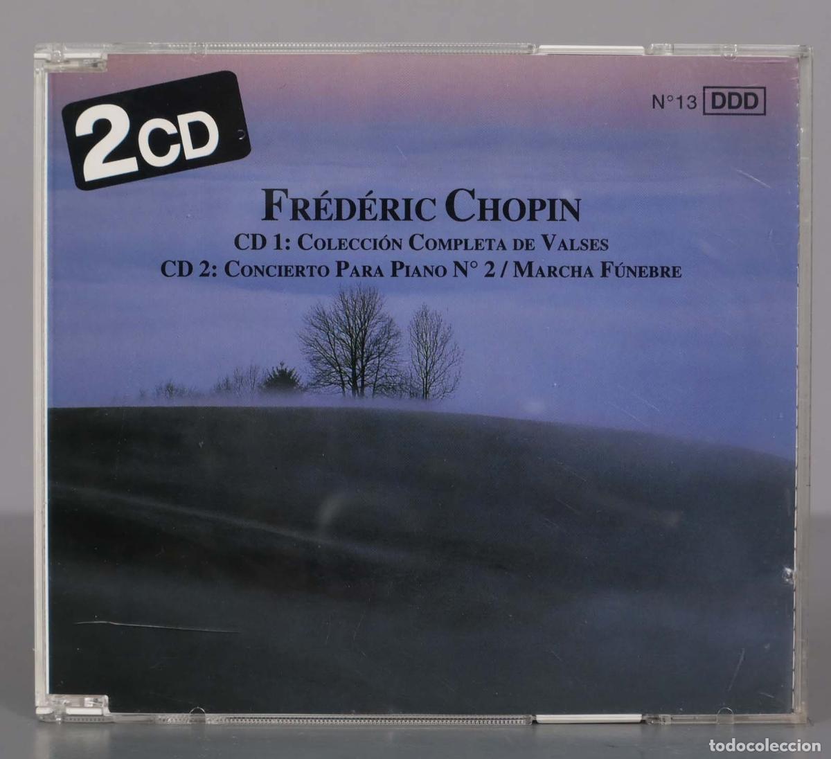 CDs de Musique: CD. Fr&eacute;d&eacute;ric Chopin &ndash; Colecci&oacute;n Completa De Valses / Concierto Para Piano N&deg;2 / Marcha F&uacute;nebre