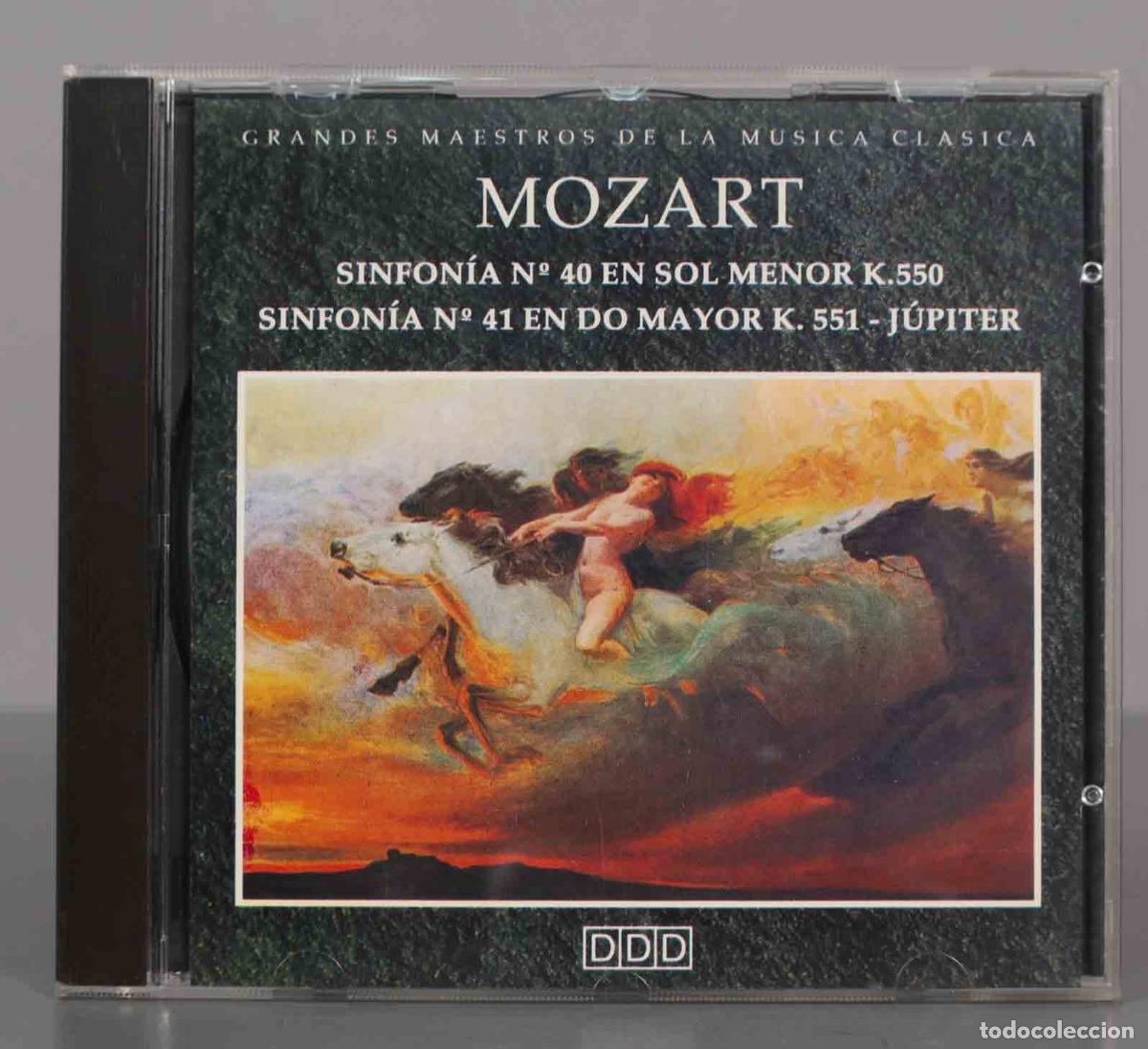 CDs de Musique: CD. MOZART SINFON&Iacute;A 40 EN SOL MENOR K.550 SINFON&Iacute;A NO 41 EN DO MAYOR K. 551 - J&Uacute;PITER