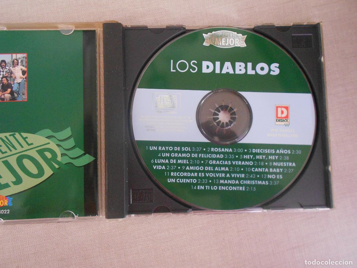CDs de m&uacute;sica: LOS DIABLOS - SIMPLEMENTE LO MEJOR - HOLANDA 1996 - Foto 2