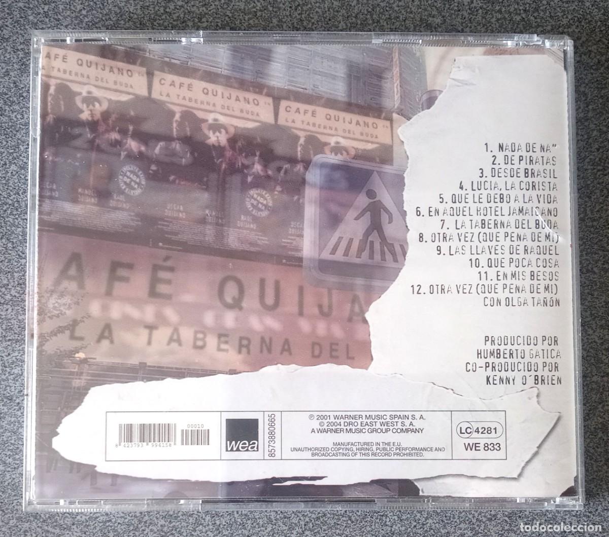 CDs de m&uacute;sica: Cd Caf&eacute; Quijano La Taberna Del Buda - Foto 7