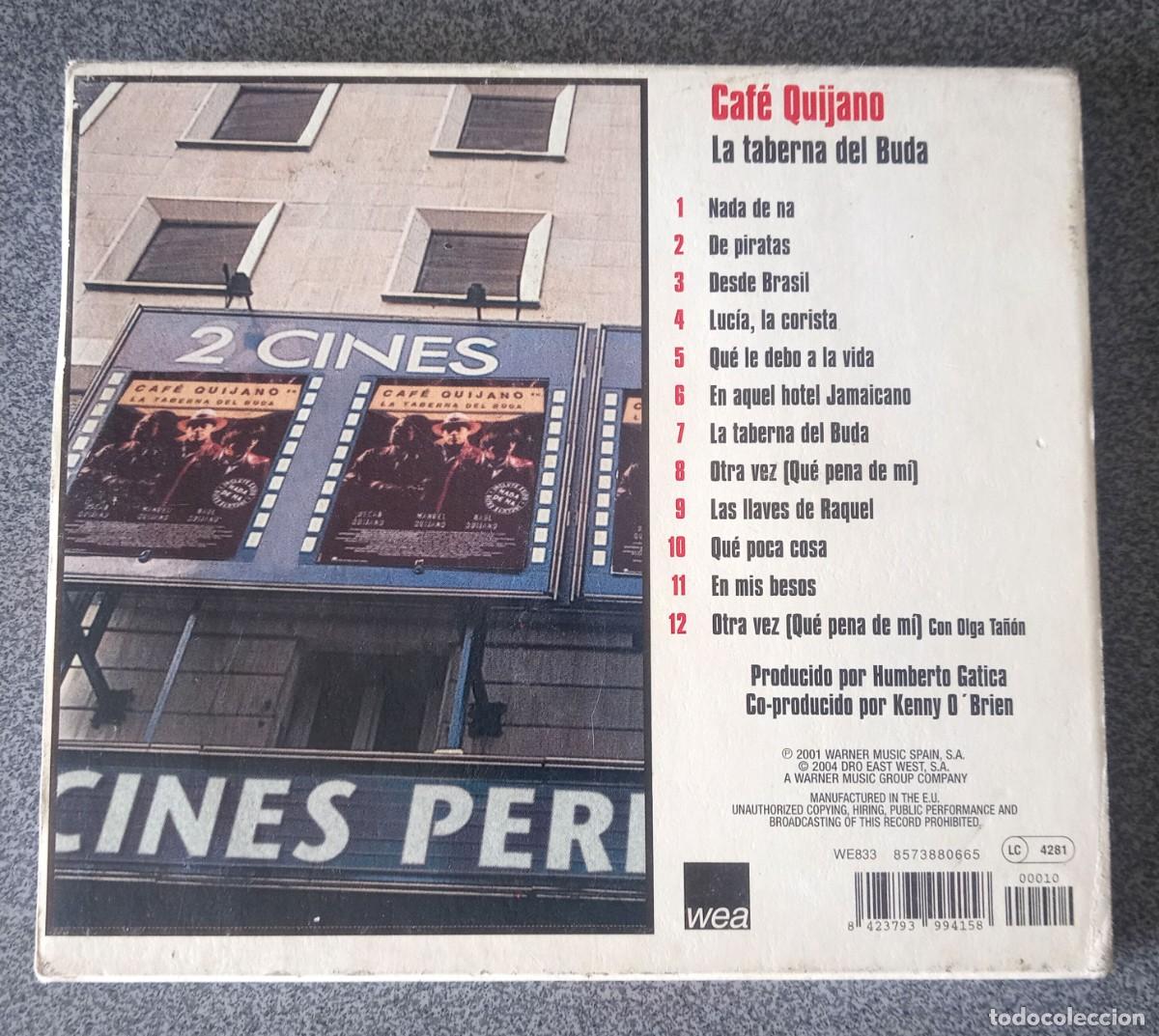 CDs de m&uacute;sica: Cd Caf&eacute; Quijano La Taberna Del Buda - Foto 8