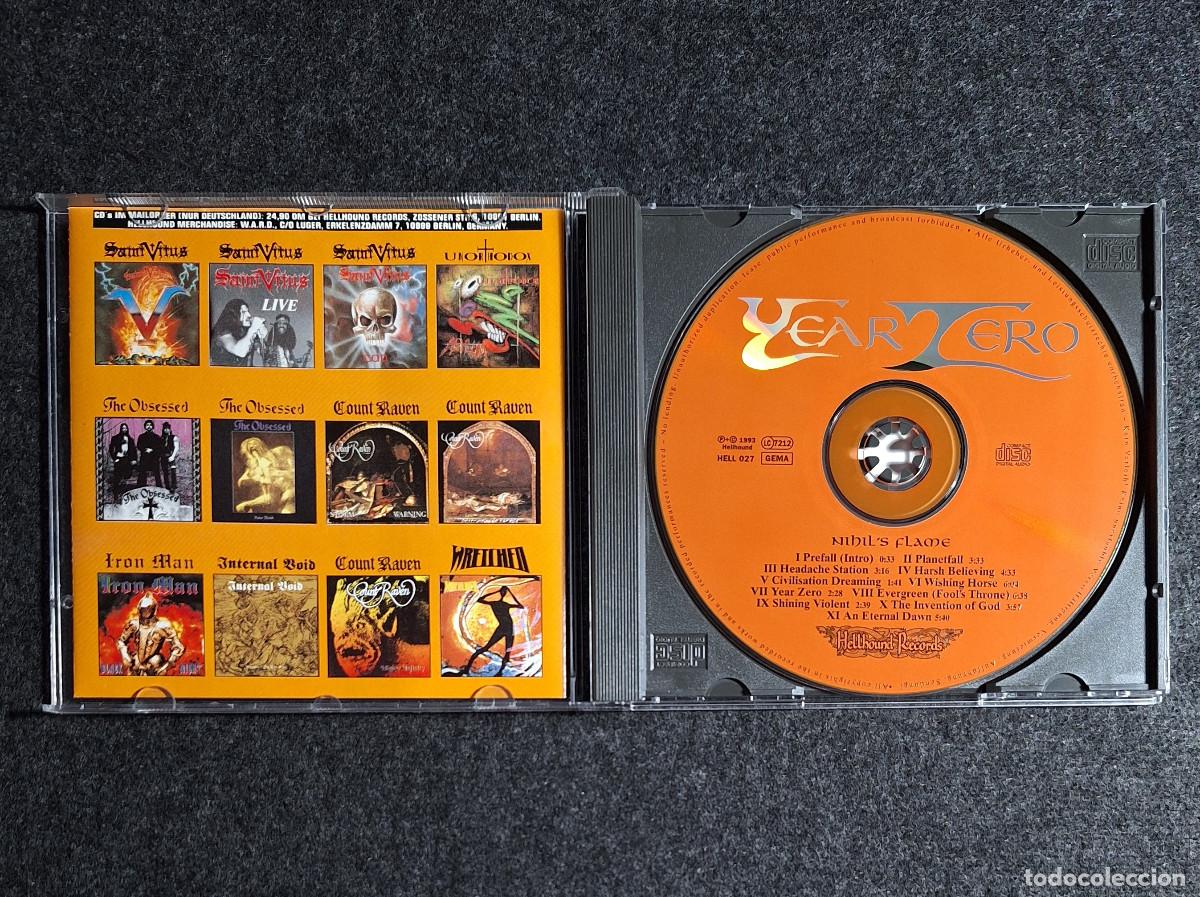 CDs de m&uacute;sica: Year Zero - Nihils Flame - CD [Hellhound Records, 1993] Doom Metal - Foto 3