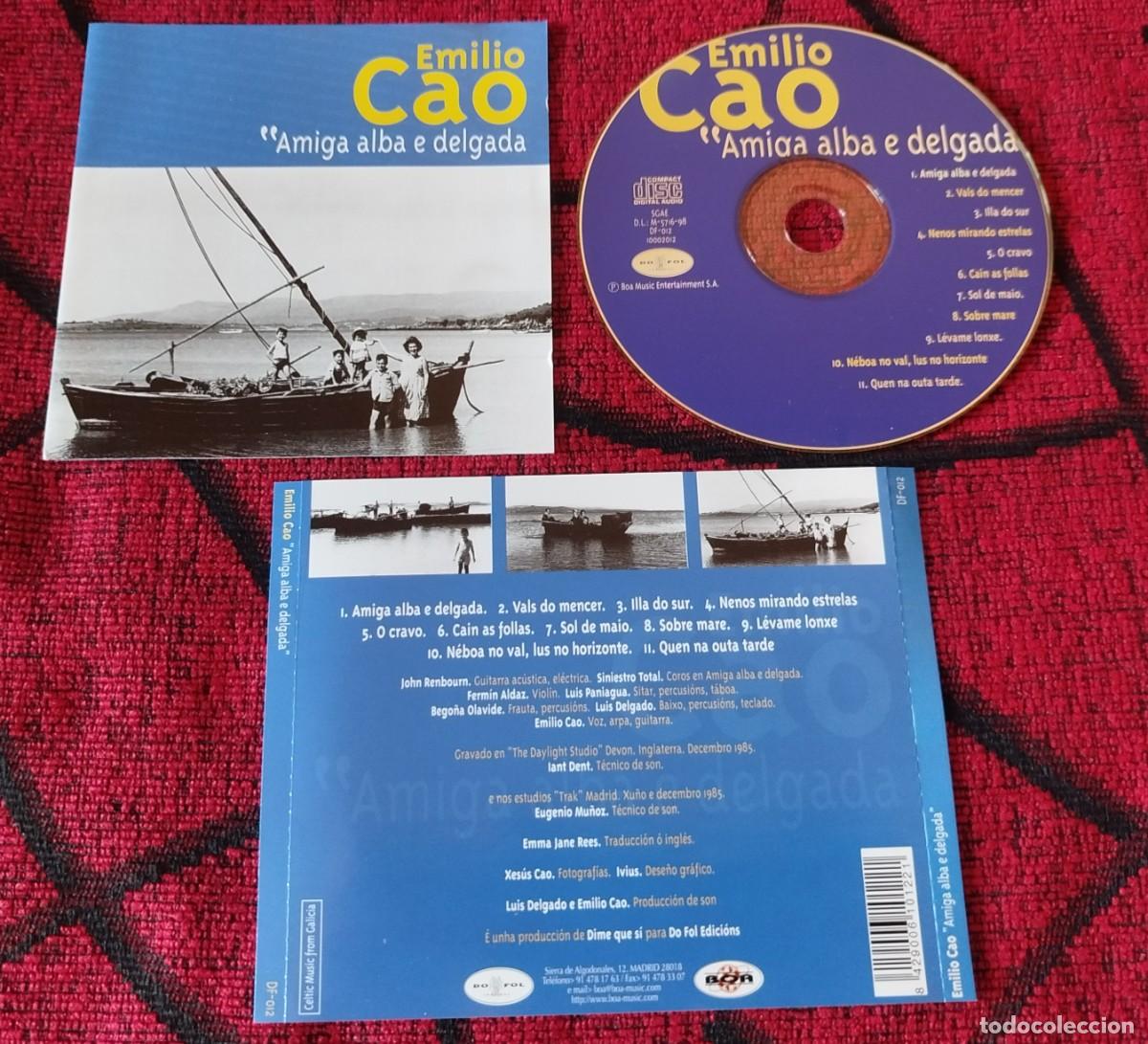 CDs de m&uacute;sica: EMILIO CAO ** Amiga Alba E Delgada ** CD 1998 - Foto 1
