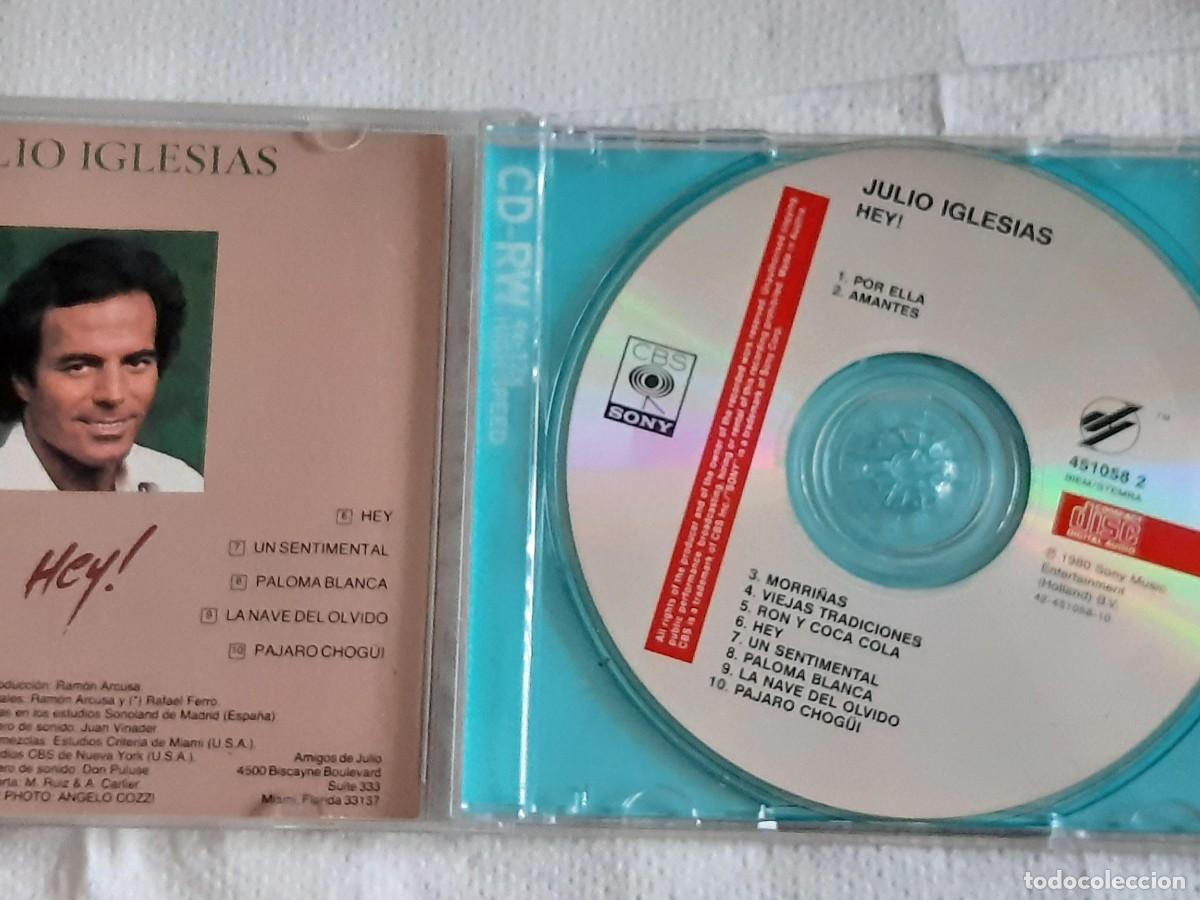 CDs de m&uacute;sica: JULIO IGLESIAS - HEY CD CD - Foto 2