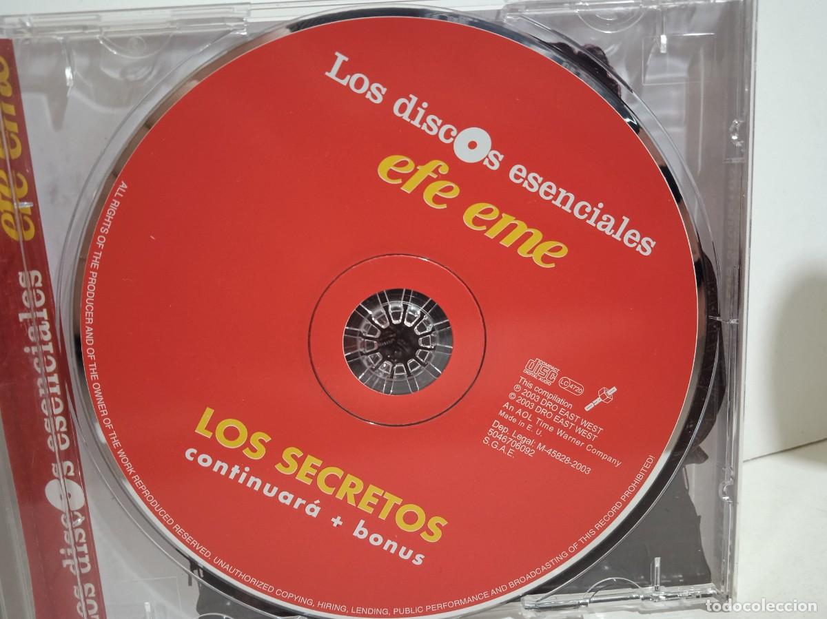 CDs de m&uacute;sica: Los Secretos - Continuar&aacute; - CD - 2003 - Spain - Foto 4