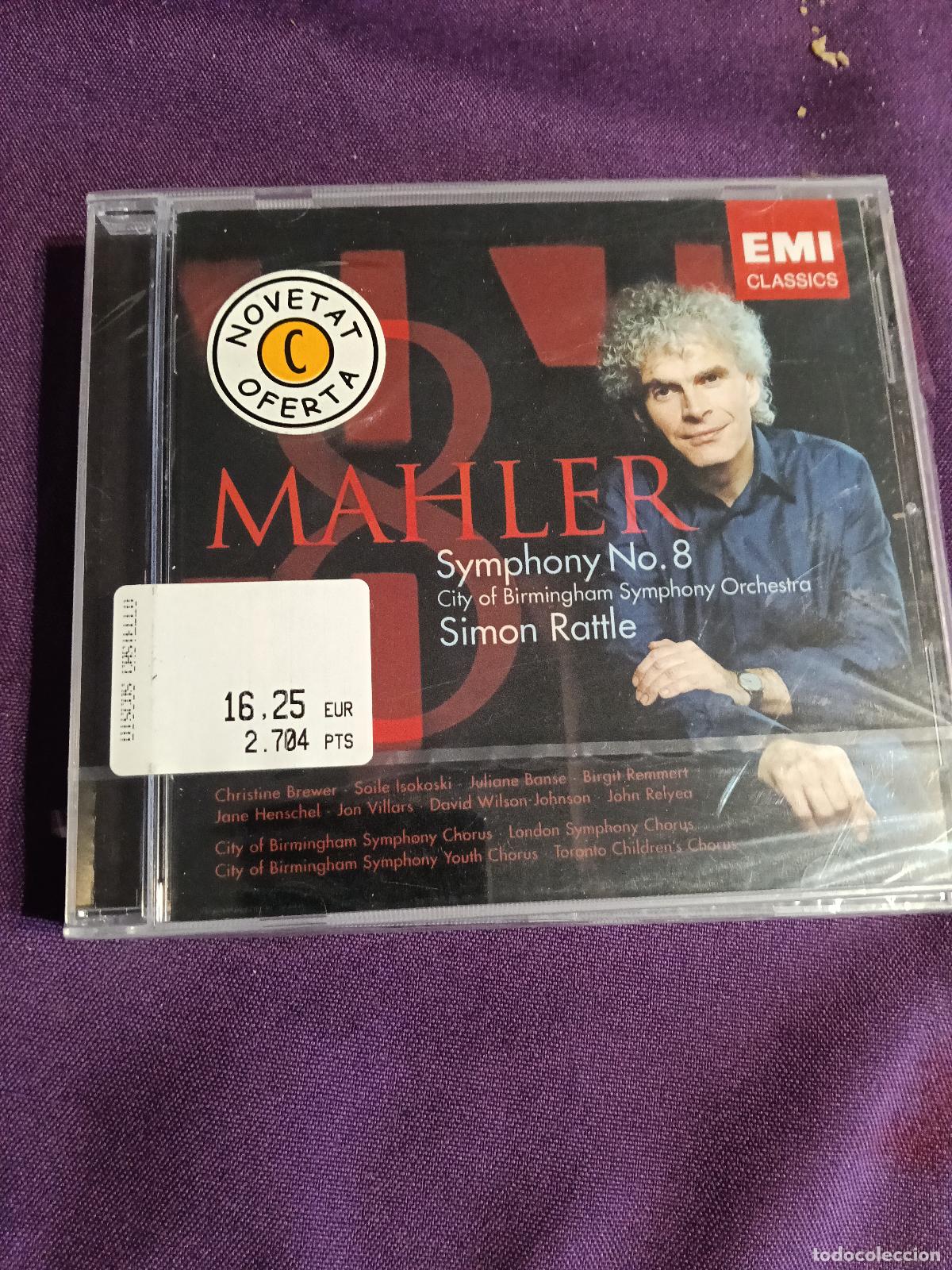 CDs de m&uacute;sica: MAHLER SYMPHONY NO. 8 SIMON RATTLE - Foto 1