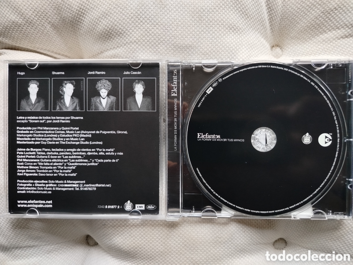CDs de m&uacute;sica: Elefantes CD La Forma... - Foto 3