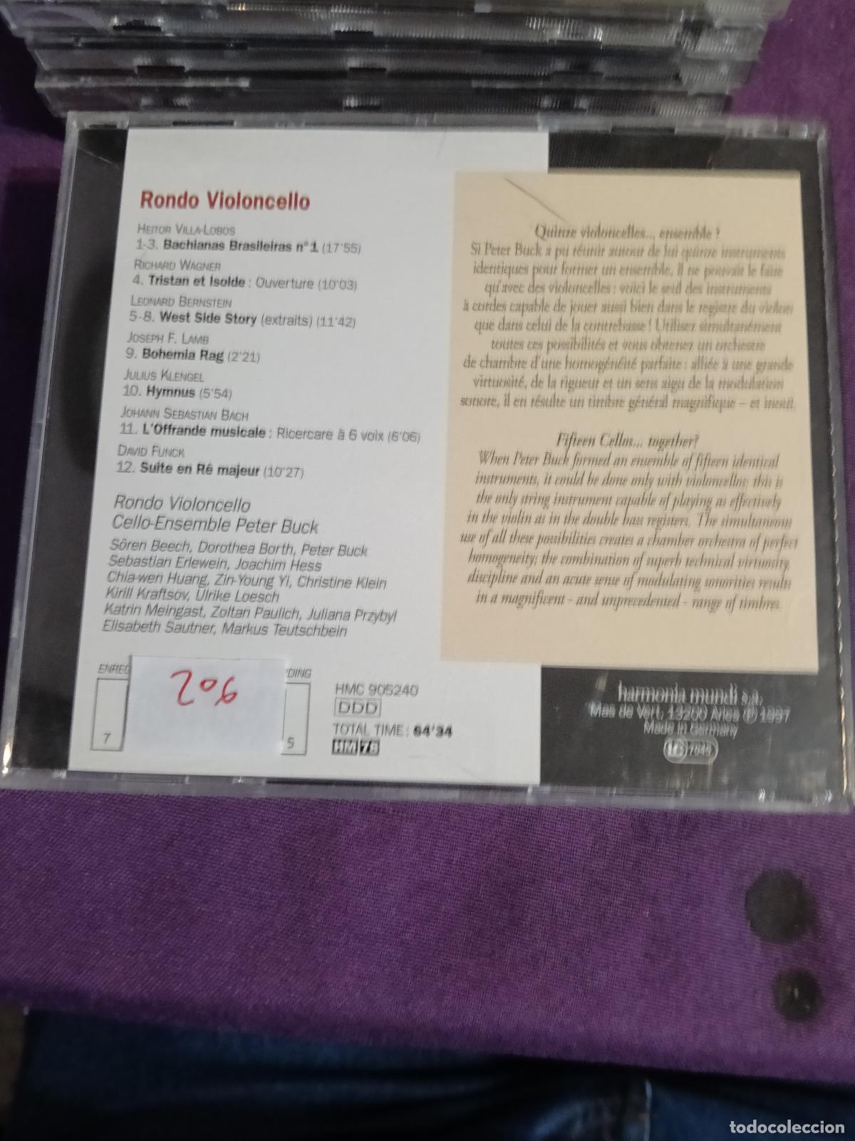 CDs de m&uacute;sica: RONDO VIOLONCELLO CD.. - Foto 2