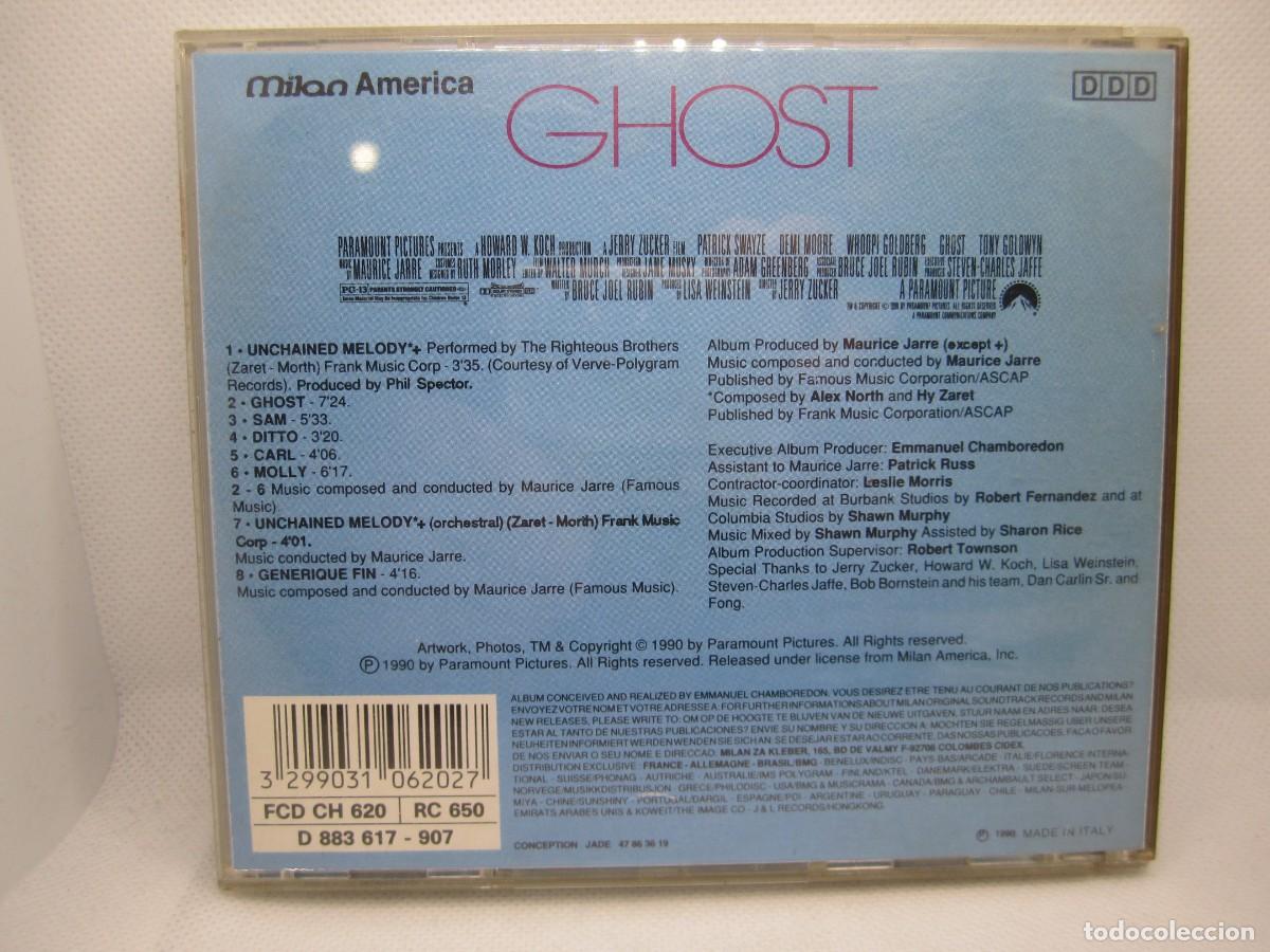 CDs de m&uacute;sica: cd banda sonora ghost maurice jarre - Foto 3