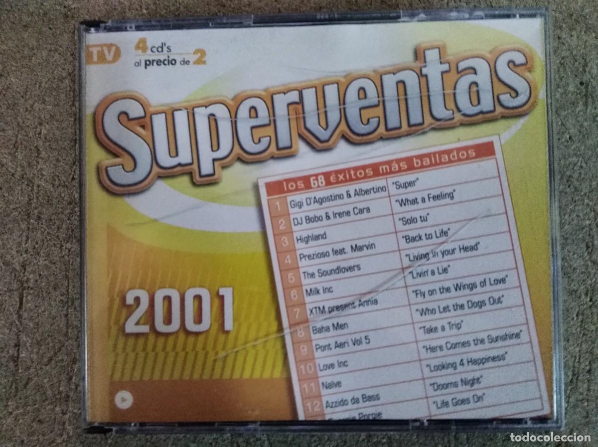 CDs de m&uacute;sica: 4 CD.Superventas 2001 - Foto 1