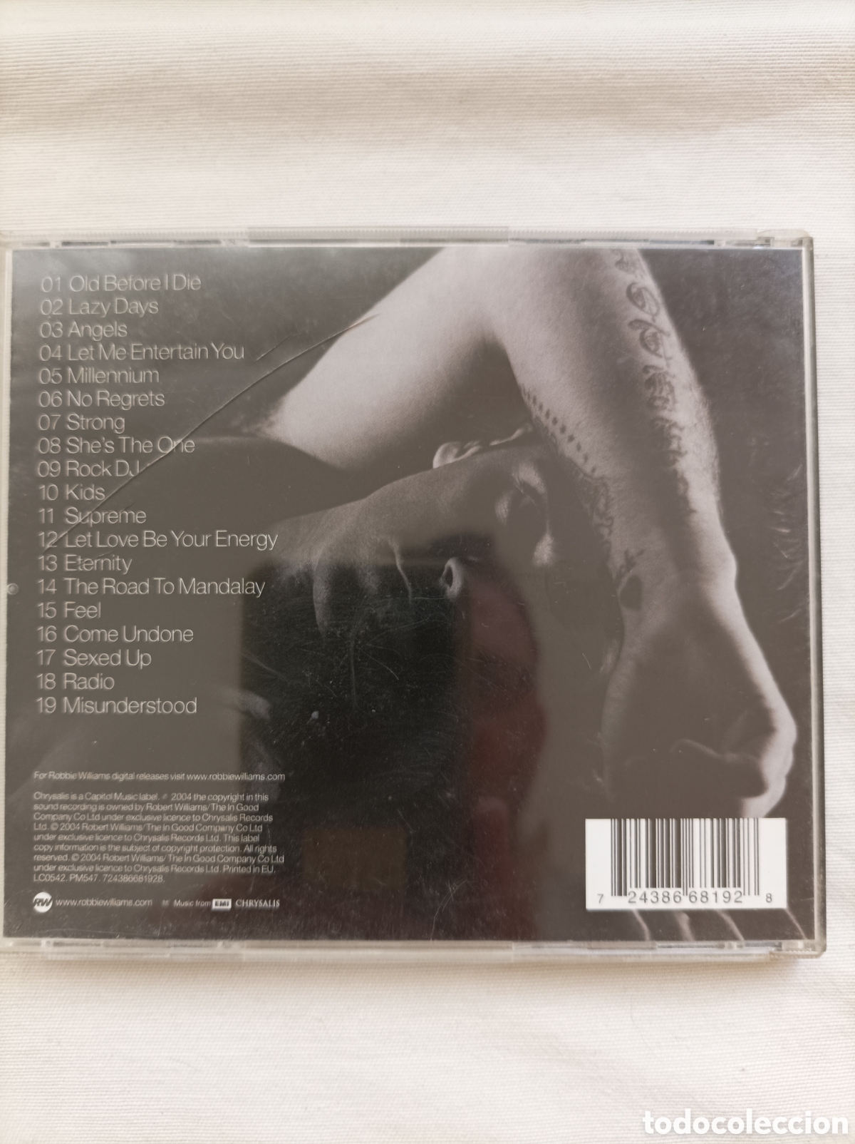 CDs de m&uacute;sica: Robbie Williams. Greatest his. Cd - Foto 2