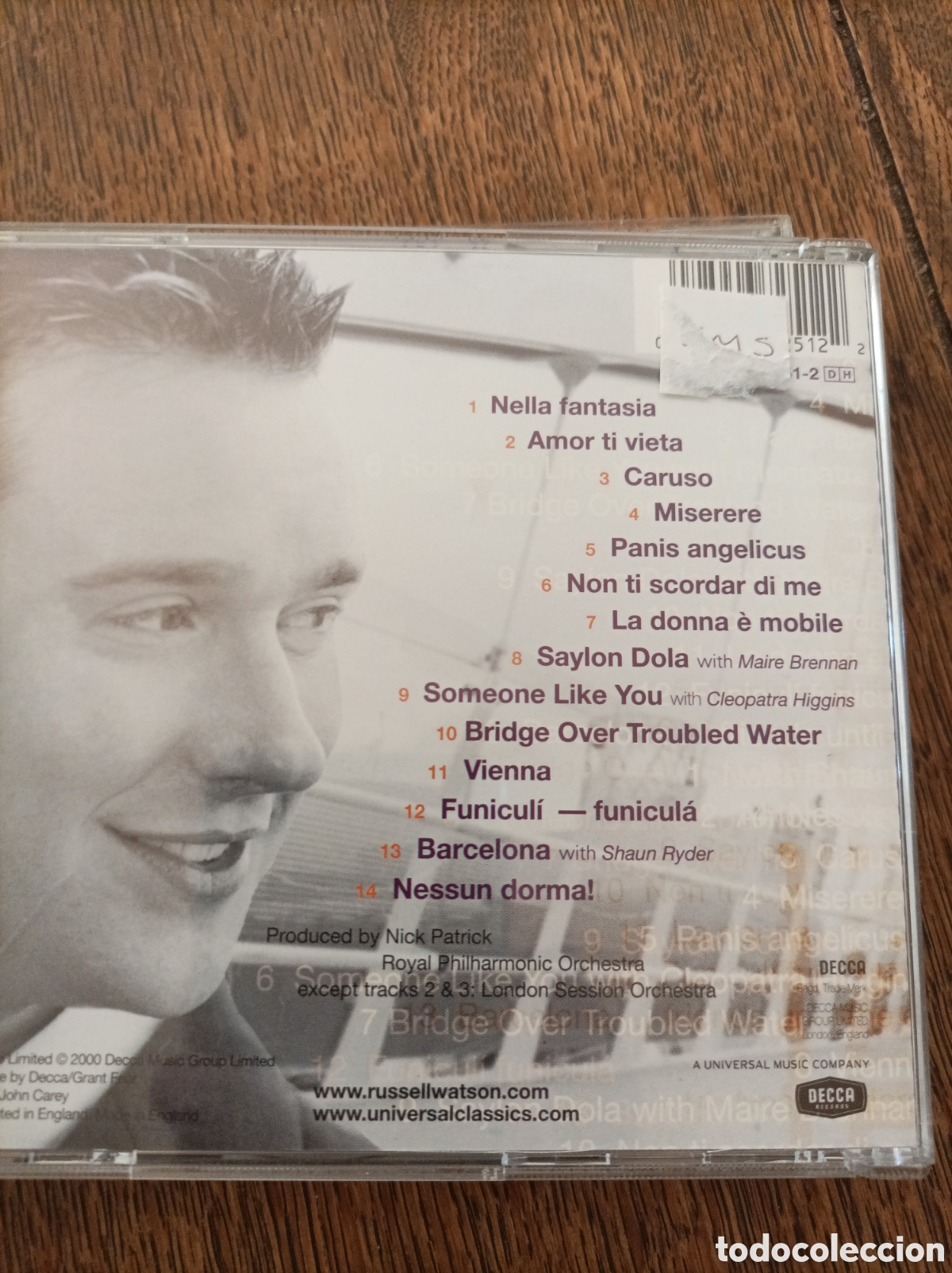 CDs de m&uacute;sica: Russell Watson. The voice. Cd. - Foto 2