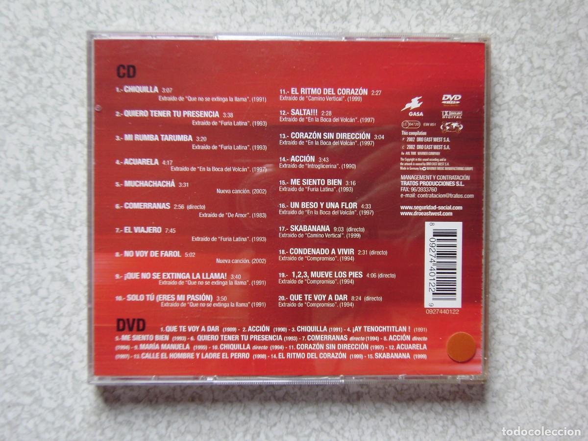 CDs de m&uacute;sica: SEGURIDAD SOCIAL.GRANDES EXITOS...DOBLE CD - Foto 2
