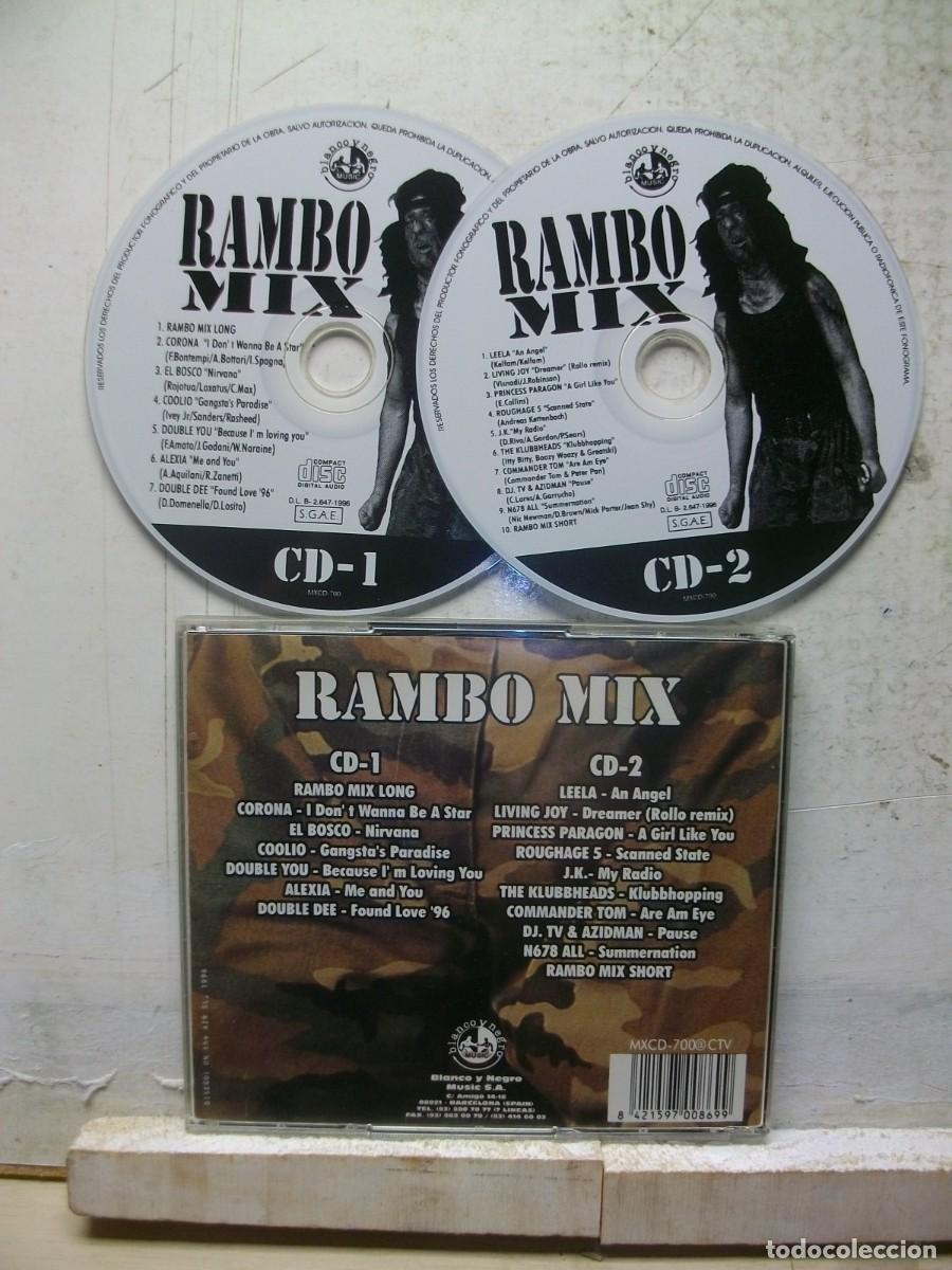 CDs de m&uacute;sica: Rambo Mix 2 CD SPAIN 1996 - Foto 2