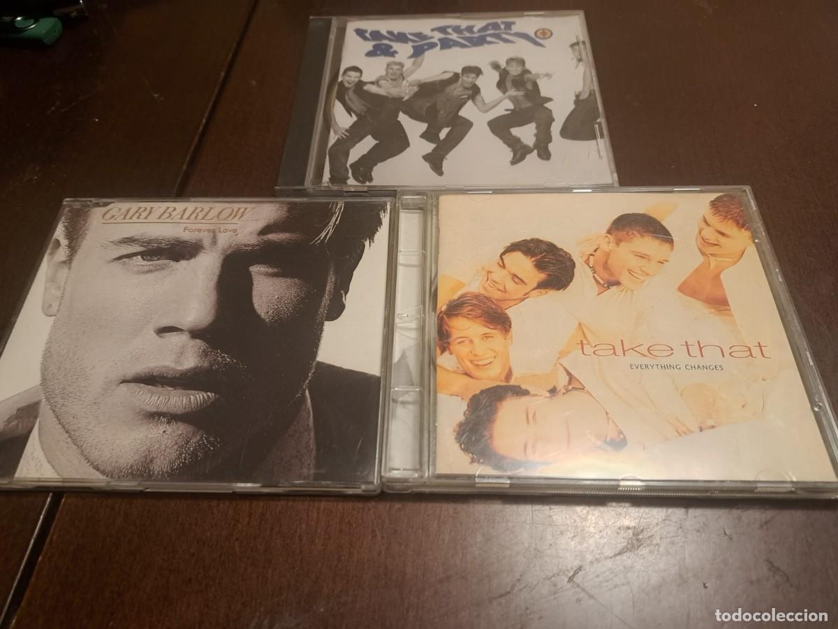 CDs de m&uacute;sica: TAKE THAT - GARY BARLOW - 3 CD - FOREVER LOVE + TAKE THAT A PARTY + EVERYTHING CHANGES - Foto 1